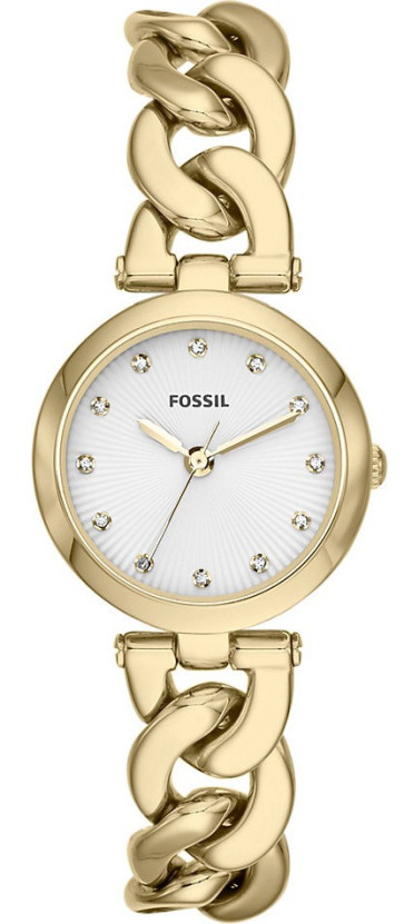 Watch strap Fossil ES3391 Stainless steel Gold Toned 12mm